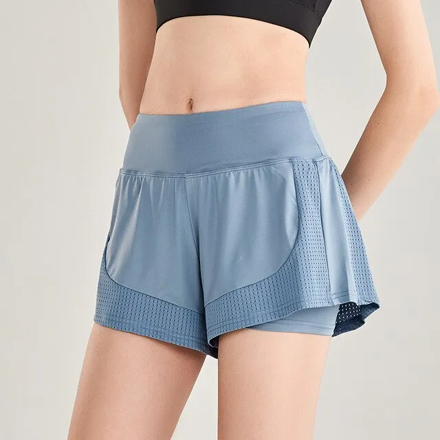 2 in 1 built-in yoga Shorts