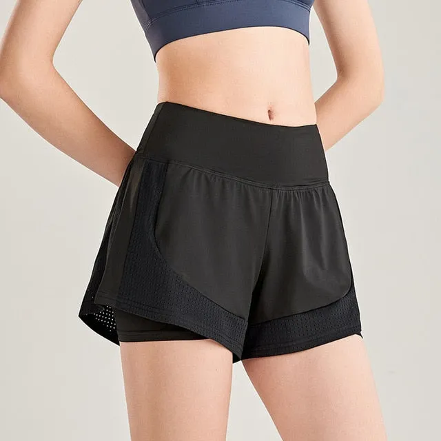 2 in 1 built-in yoga Shorts