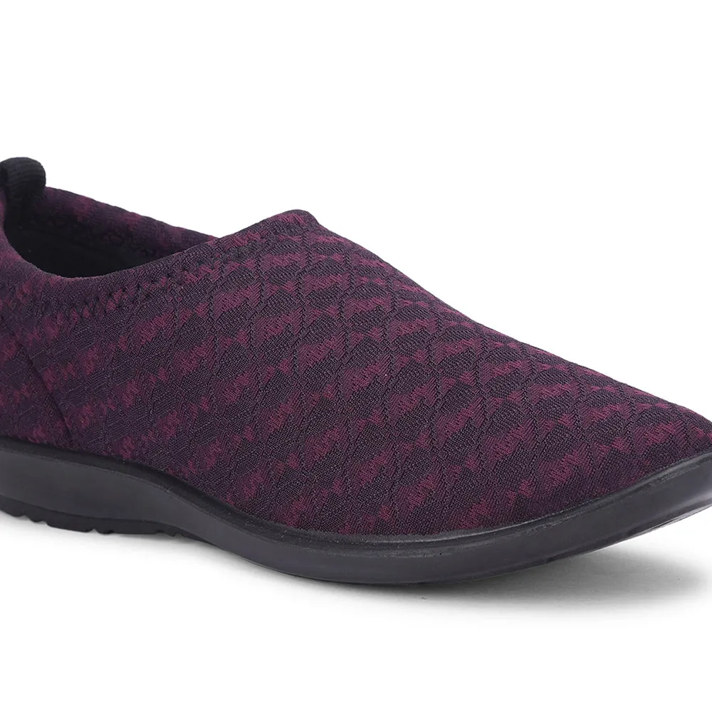 A-HA By Liberty MARINA-203 Women Casual Maroon Ballerina Shoes