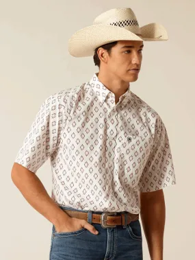 Ariat 10048372 Mens Terrance Classic Fit Shirt White