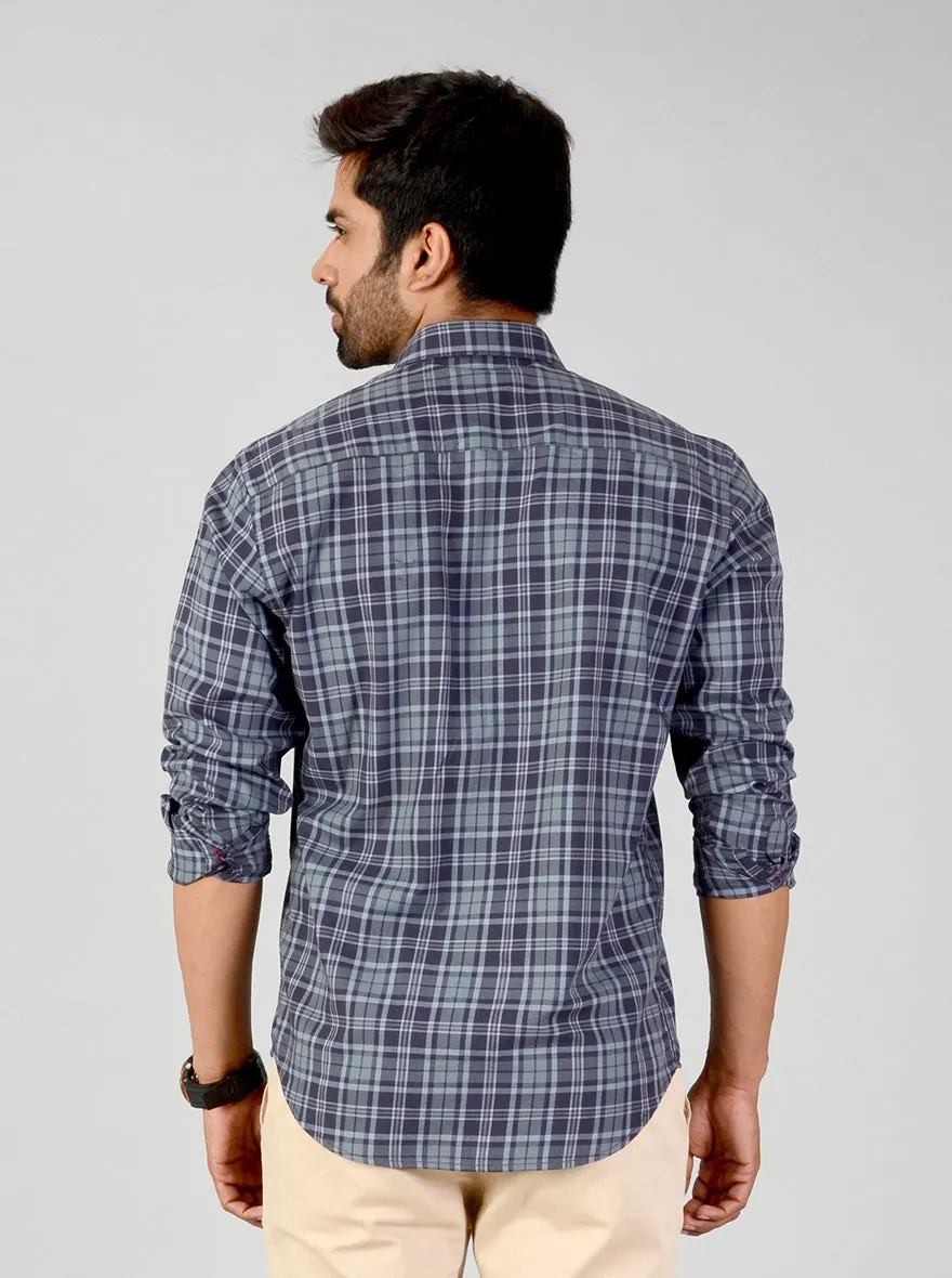 Arona Checked Classic Fit Casual Shirt | Greenfibre