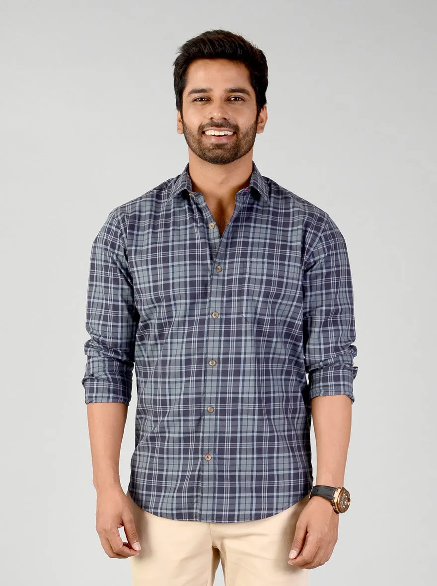 Arona Checked Classic Fit Casual Shirt | Greenfibre