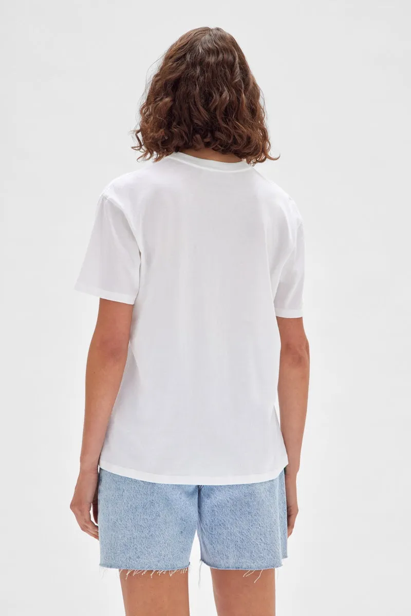 Assembly Label - Delmar Everyday Organic Tee - White/Black