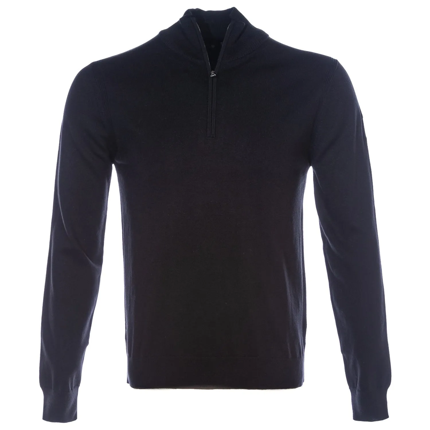 Belstaff Bay Half Zip Jumper in Black