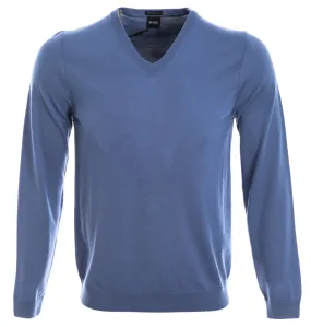 BOSS Melba-P Knitwear in Airforce Blue