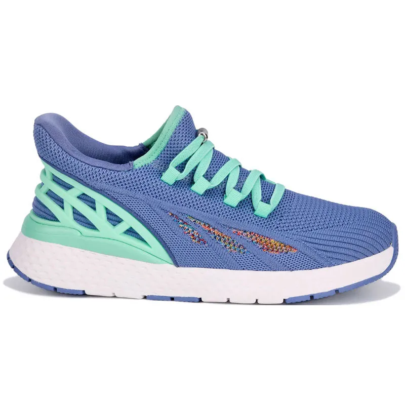 Drew Halo Women's Step-In Sneaker - Blue Mesh Combo