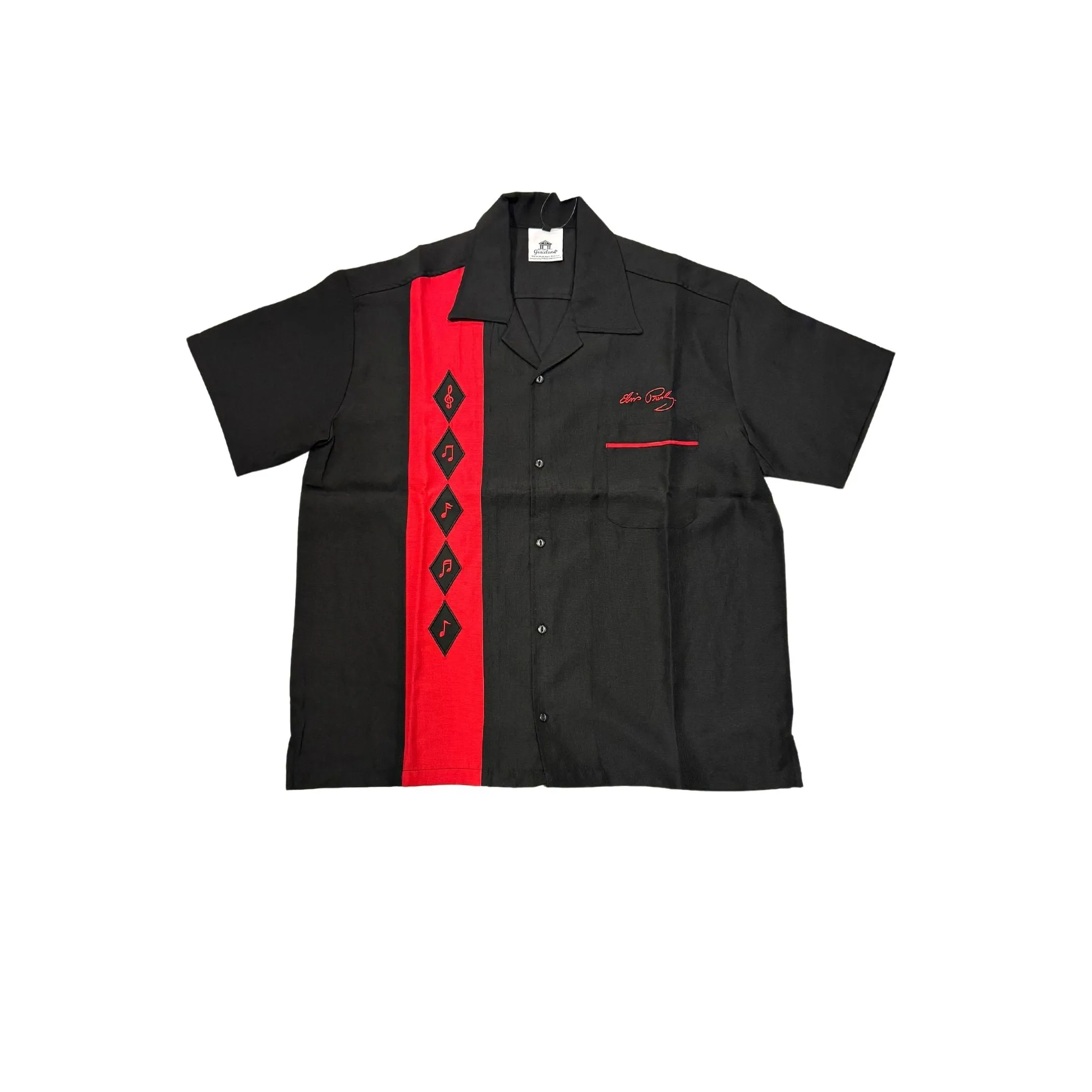 Elvis Presley Diamond Notes Woven Shirt