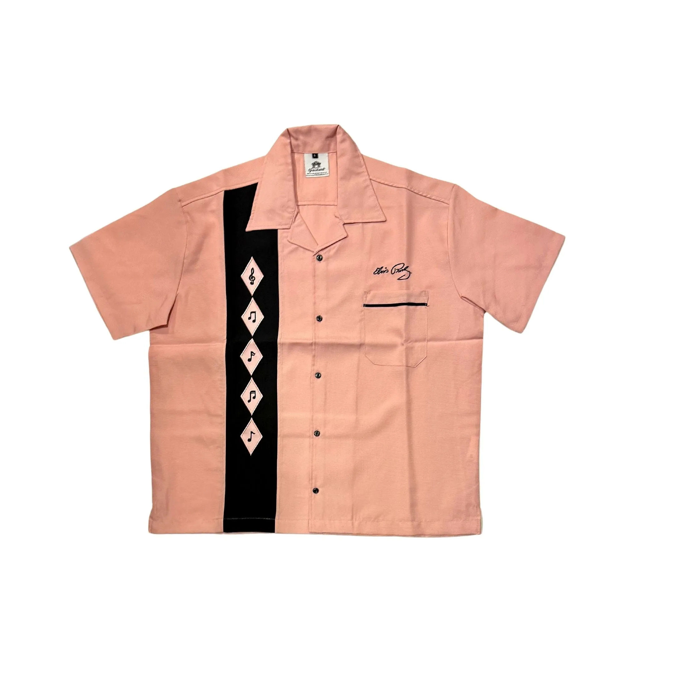 Elvis Presley Diamond Notes Woven Shirt