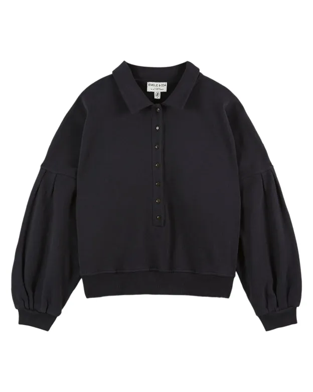 Emile & Ida Annie Sweatshirt Corbeau