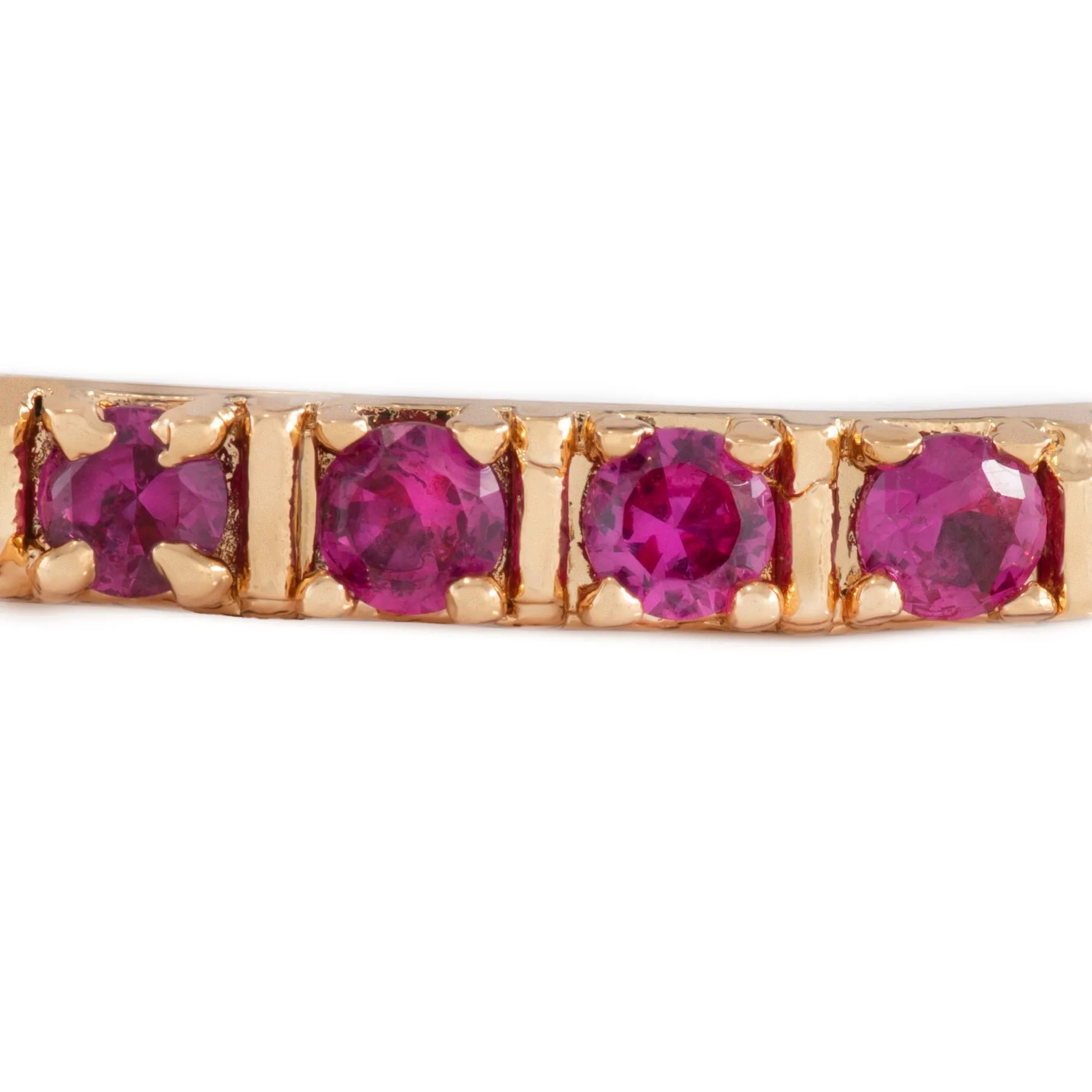 Estele Gold Plated Candy Bracelet with Pink American Diamonds Bracelet for women