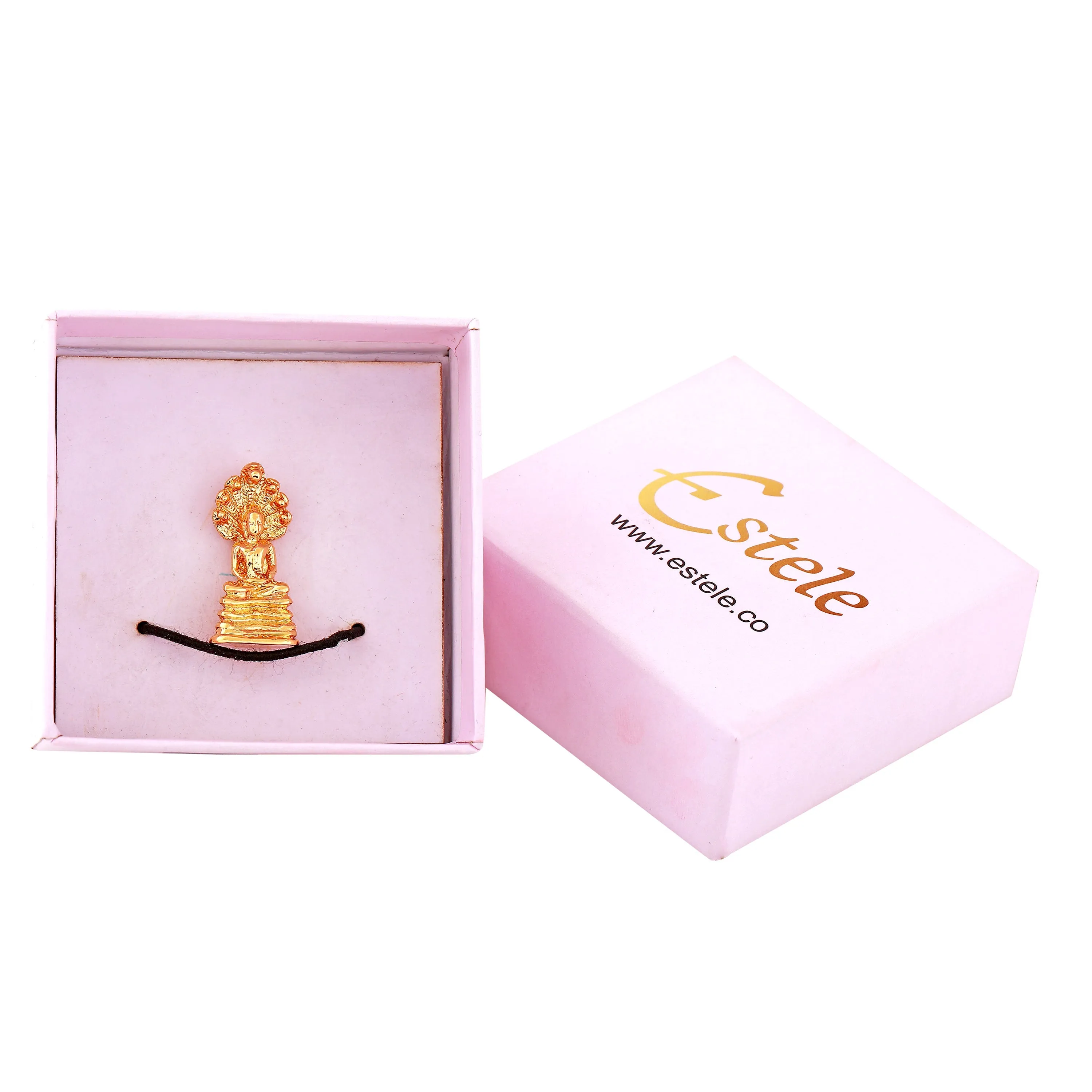 Estele Gold Plated Decorative Lord Buddha Idol