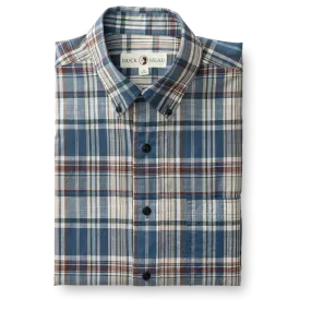 Higgins Plaid Cotton Slub Sport Shirt