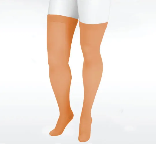 Juzo Naturally Sheer Thigh High 15-20 mmhg w/ Silicone Band, Trend Colors