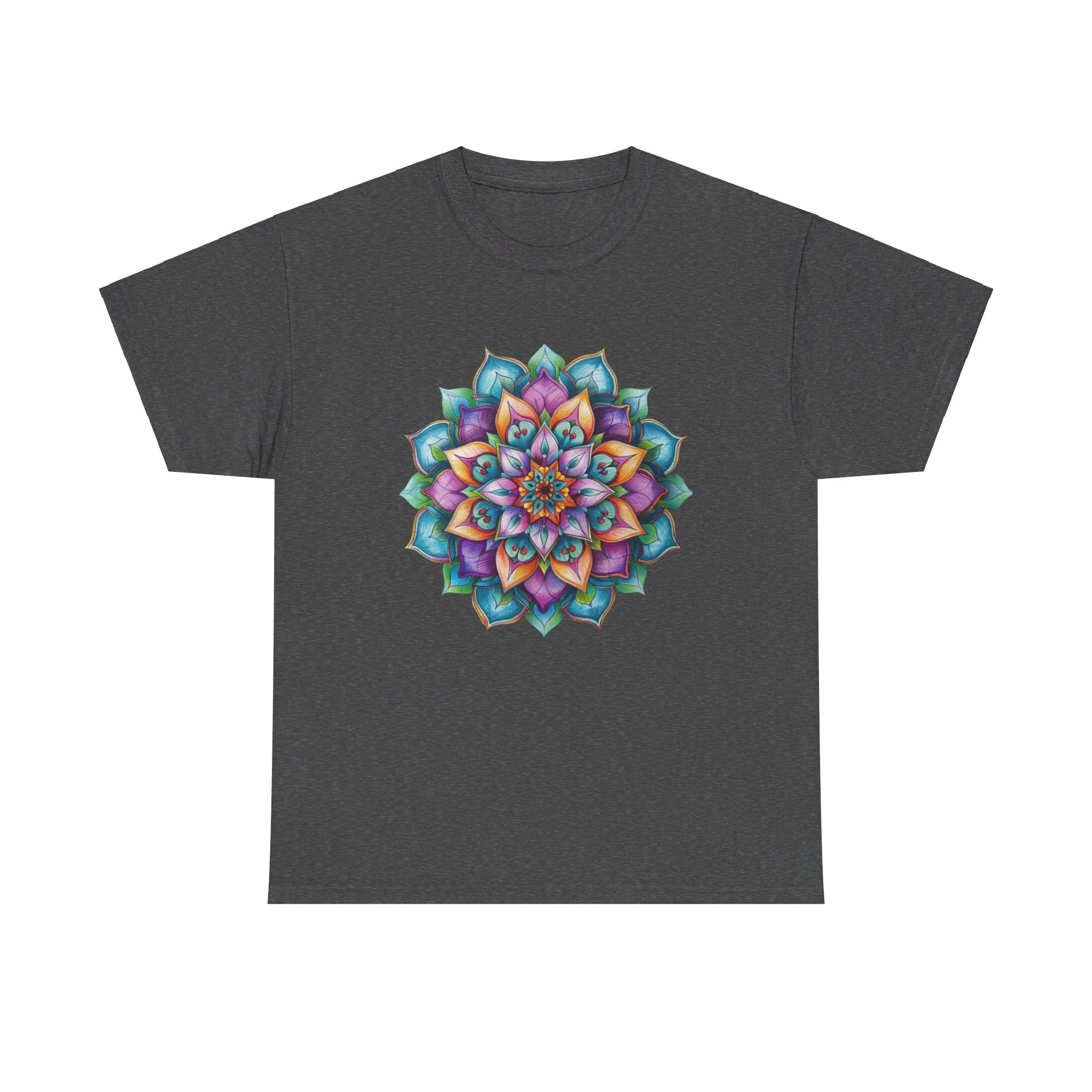 Mandala Art Yoga Mindfulness Tee - Unisex Cotton