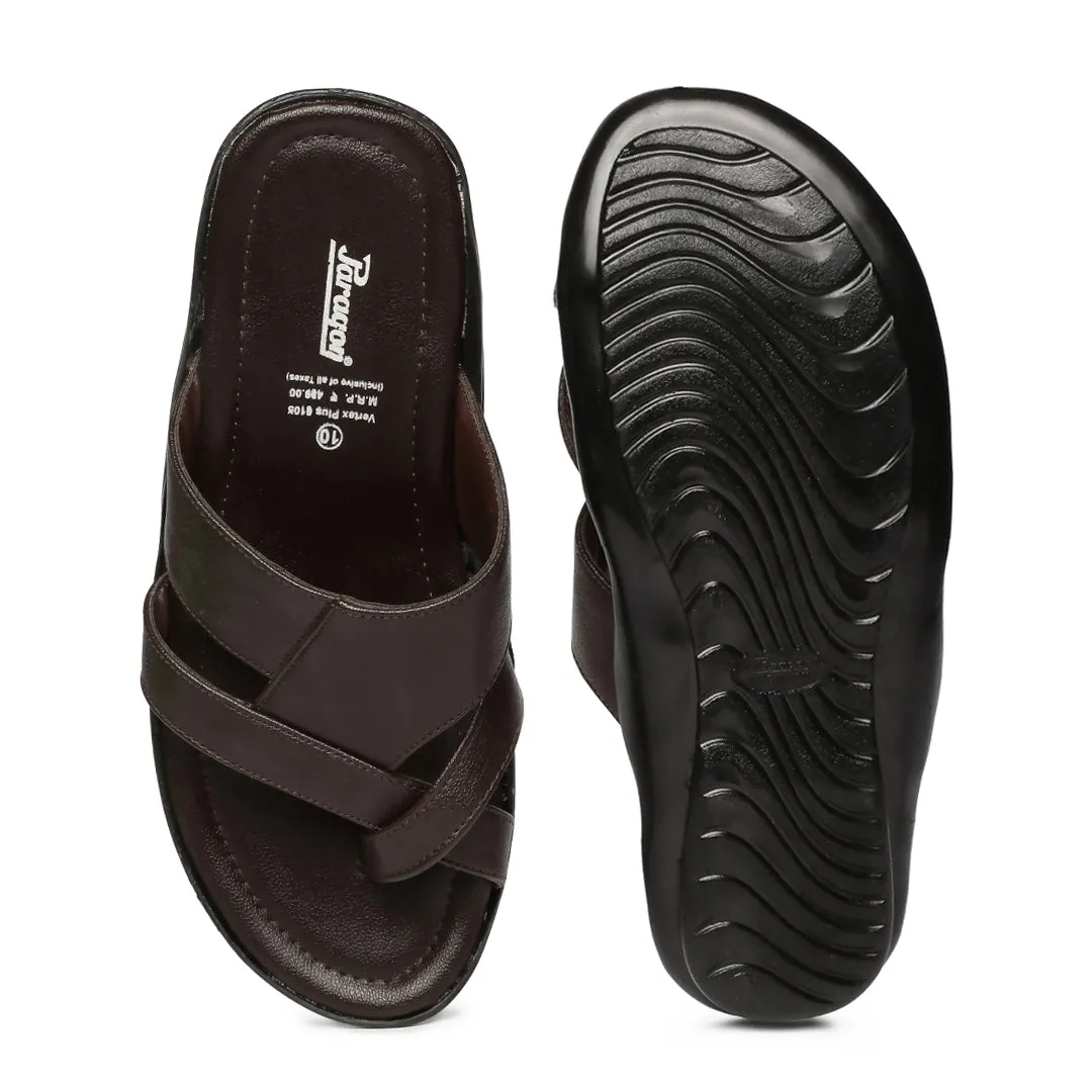 Paragon PU6105GP Men Stylish Lightweight Flipflops | Comfortable with Anti skid soles | Casual & Trendy Slippers | Indoor & Outdoor