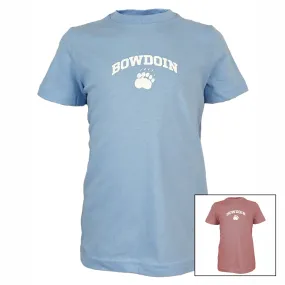 Ringspun Toddler Tee with Bowdoin and Paw from MV Sport