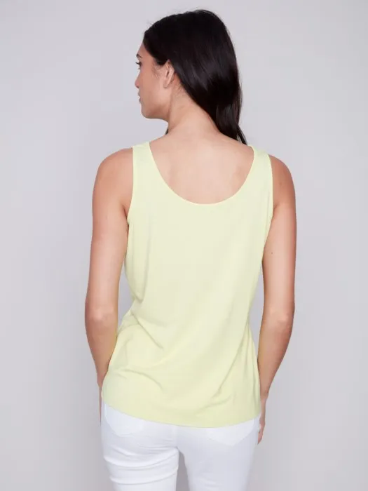 *SALE* CHARLIE B BAMBOO CAMI - CHARTREUSE GREEN - C1243APK730A554