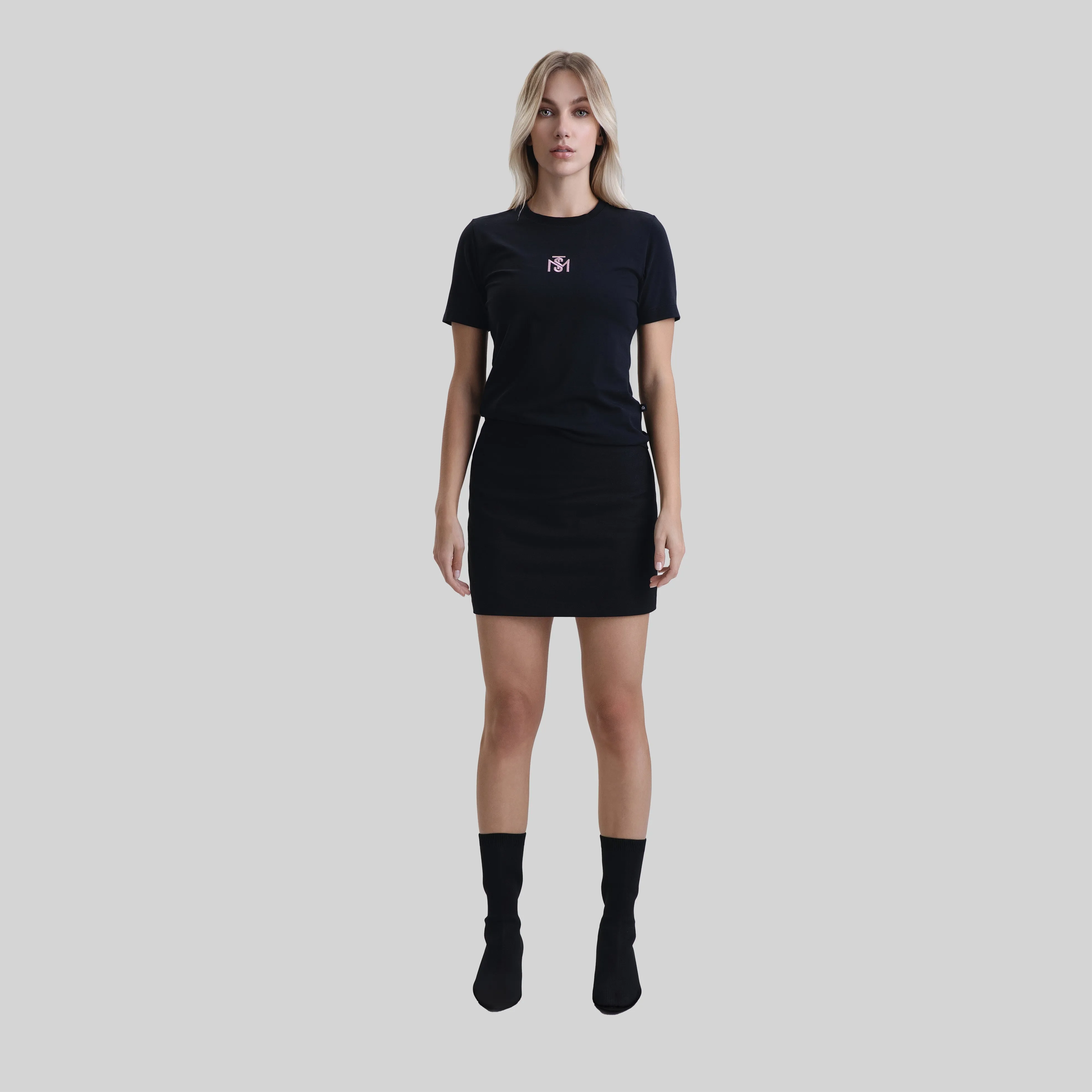 SPUR T-SHIRT WOMEN BLACK