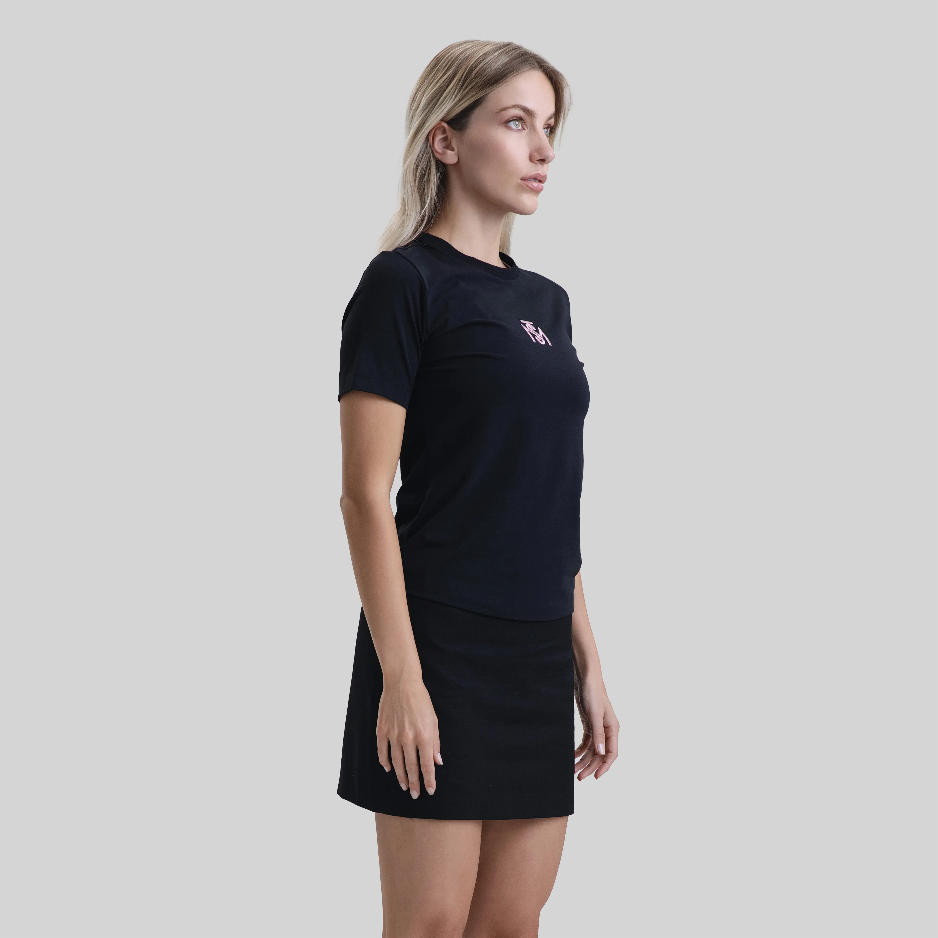 SPUR T-SHIRT WOMEN BLACK