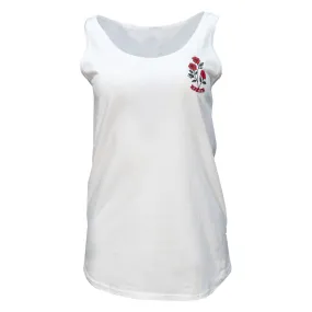 Women's Rosebuds White Tank